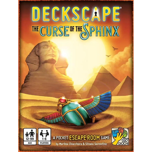 Deckscape Curse of the Sphinx Board Game