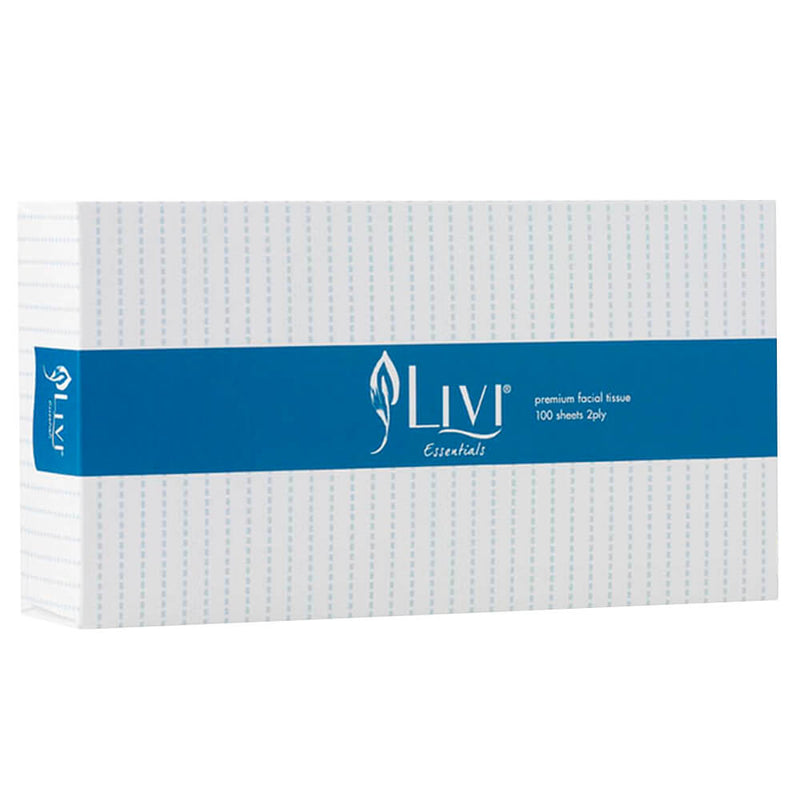 Livi Essentials Premium 2 -lyp gezichtsweefsel (100 vellen)