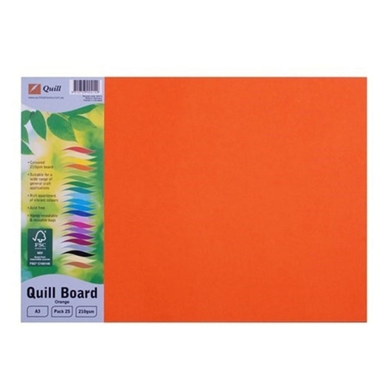 Quill A3 Cardboard 210gsm (pack de 25)