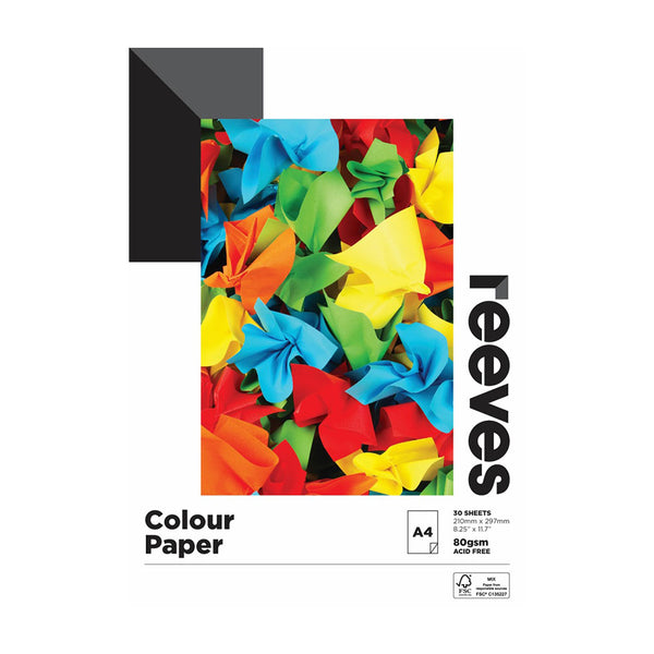 Reeves A4 Colour Pad 80gsm 30pcs