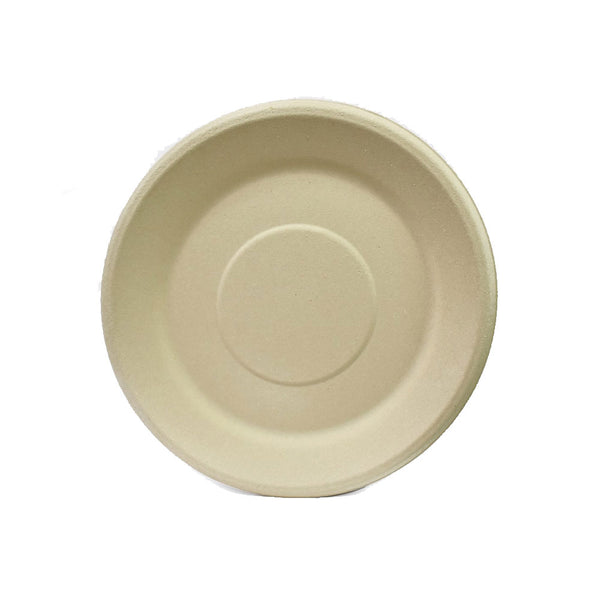 Greenlid Plant Fiber Round Compostable Plate 179mL