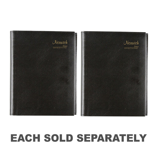 Cumberland Norwich A4 2024 Diary (Black)