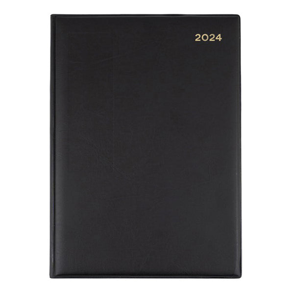 Collins Debden Belmont Manager DTP 2024 Diary (Black)