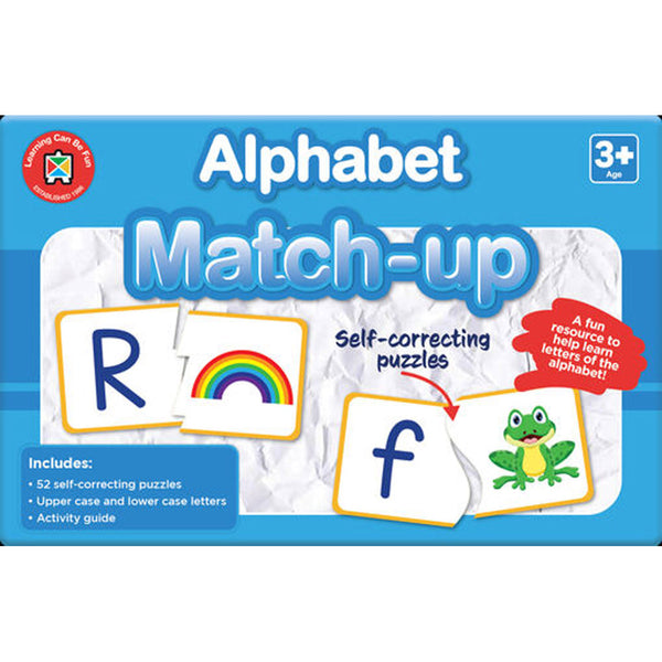 Learning Can Be Fun Alphabet Match-up Literacy Cards