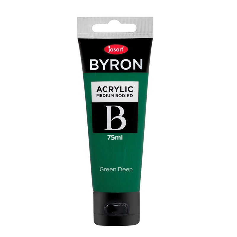 Jasart Byron Acrylic Paint 75mL (Green)