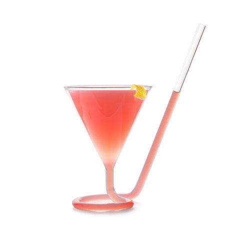 Thumbs Up! Martini Straw Glass 250ml