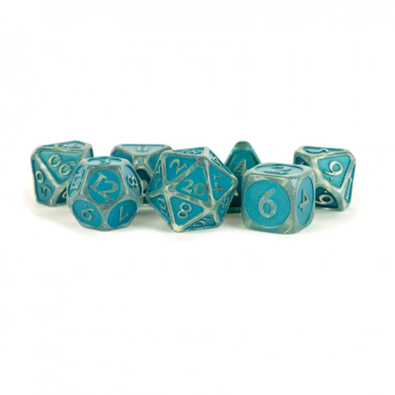 MDG Acrylic Polyhedral Dice Set 16mm