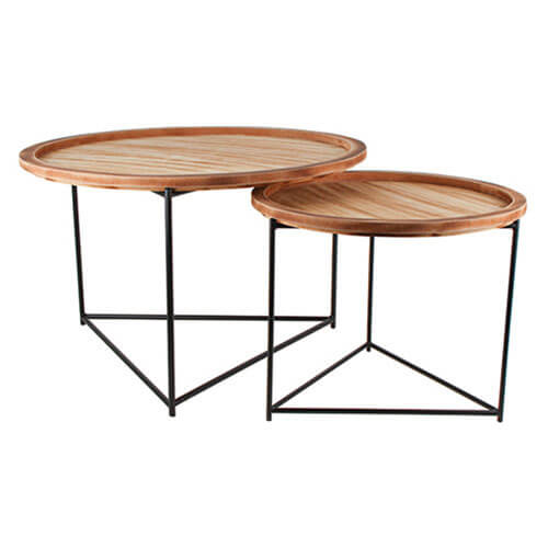 Ardano Wood Side Table (Set of 2)