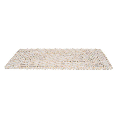 Zahara Whitewashed Display Mat