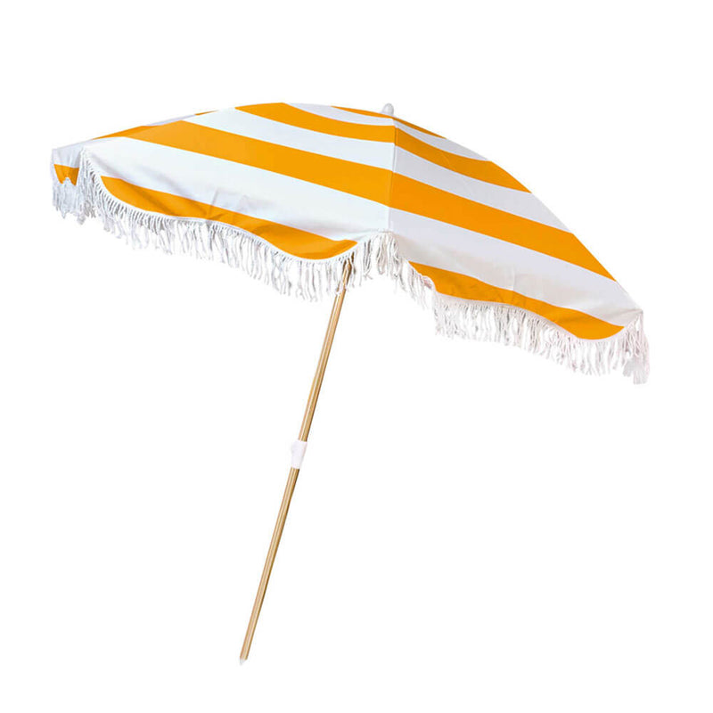 Parasol de plage en toile 2M Retro Stripe (200x200cm)