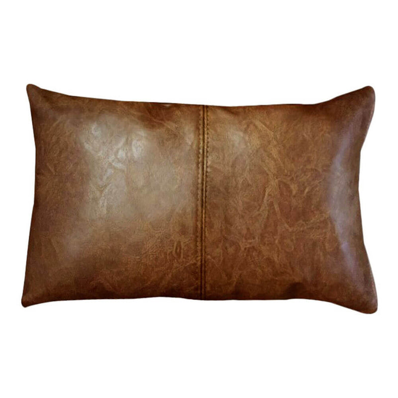 Coussin rectangulaire Bangalow avec rembourrage en cuir PU