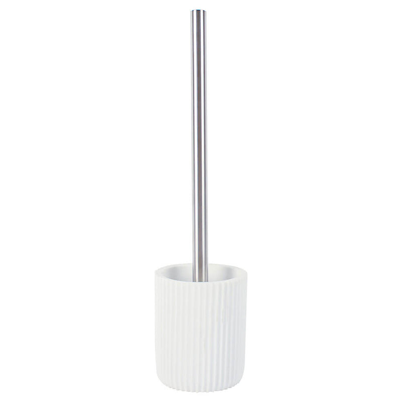 Ribbed Polyresin Toilet Brush (37x10x10cm)