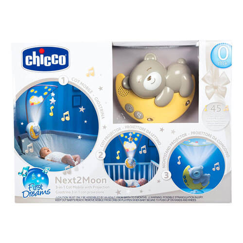 Chicco Toy Next2Moon Projector Night Light (Neutral)