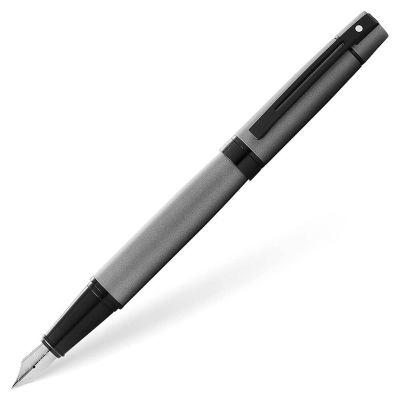 Sheaffer 300 Fountain Pen W/ Black Trim (matgrijs)