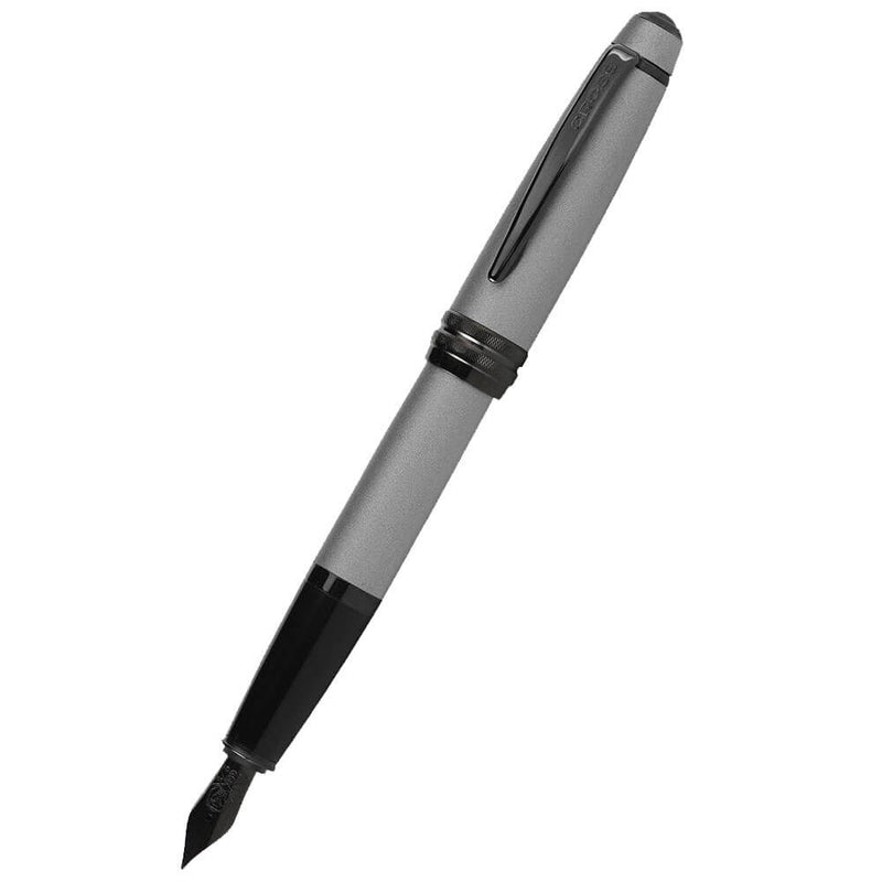 Cross Bailey Fountain Pen W/ Black Nib (Matte Gray)