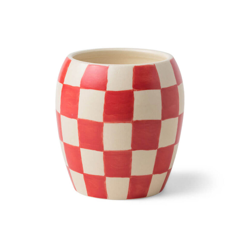 Checkmate Checkered Porcelain Vessel 11oz