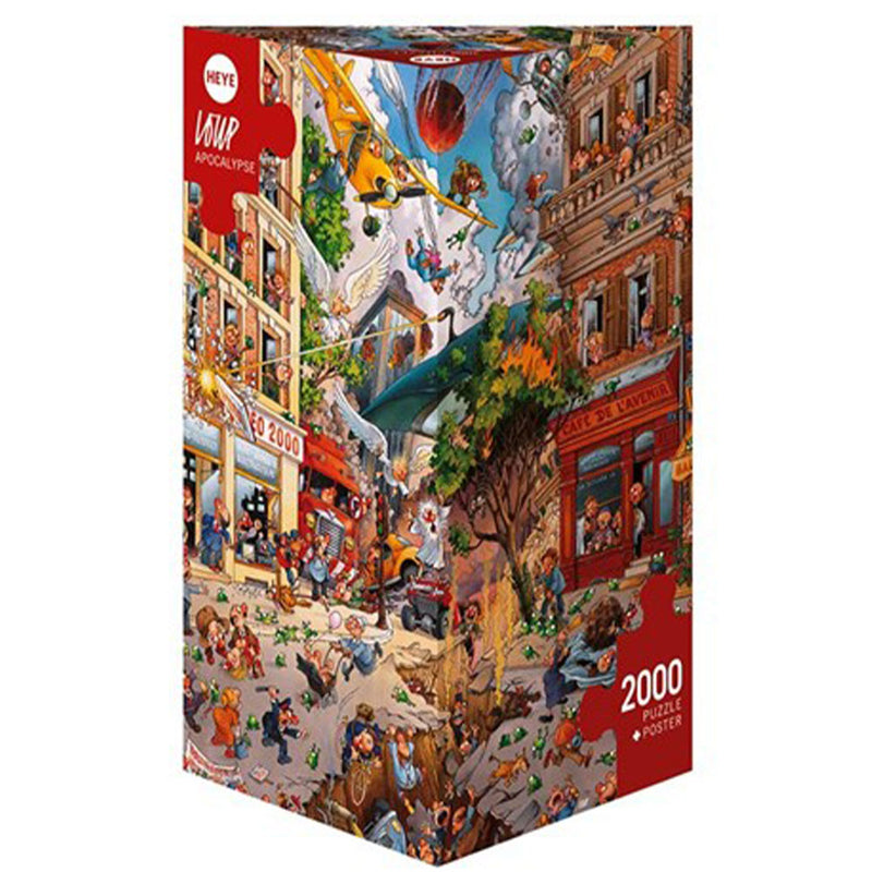 Heye loup driehoekige jigsaw puzzel 2000pcs