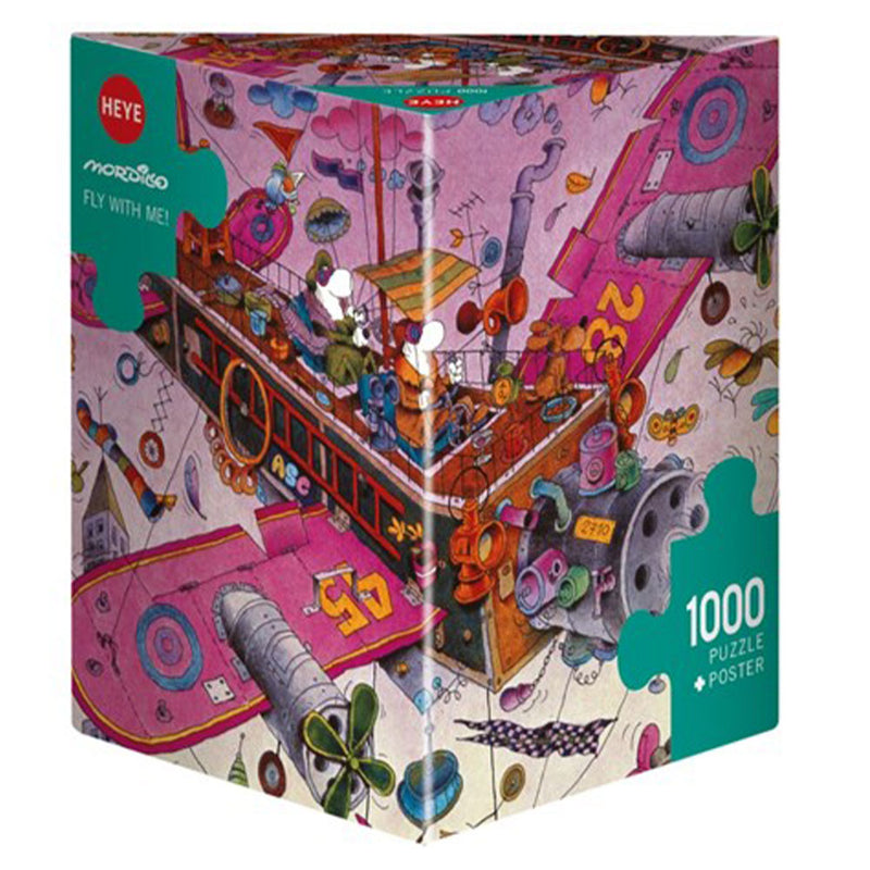 Heye driehoekige puzzel puzzel 1000 stcs