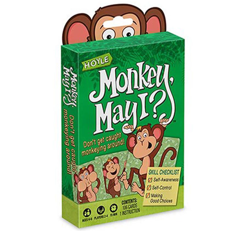 Hoyle Monkey May I Card Game