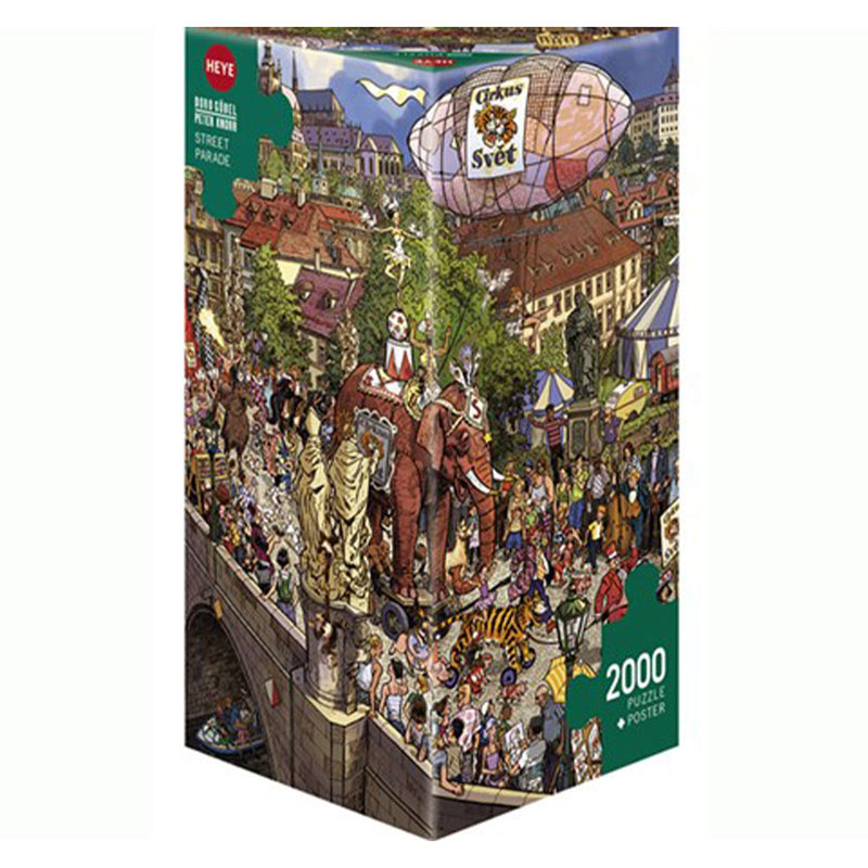 Heye gobel driehoekige puzzel puzzel 2000pcs