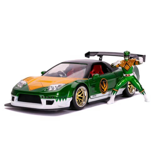 Power Rangers '02 Honda NSX Green 1:24 Scale Hollywood Ride