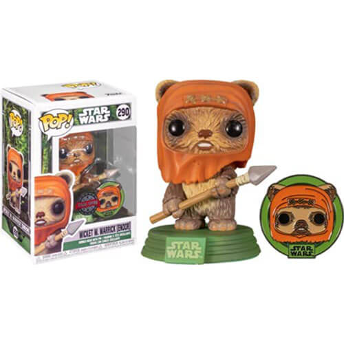 Star Wars Across the Galaxy Wicket Pop! Vinyl w/ Pin