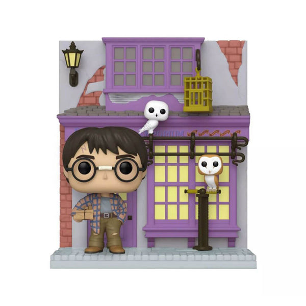 Harry Potter Owl Emporium w/ Harry Diagon Alley Pop! Deluxe