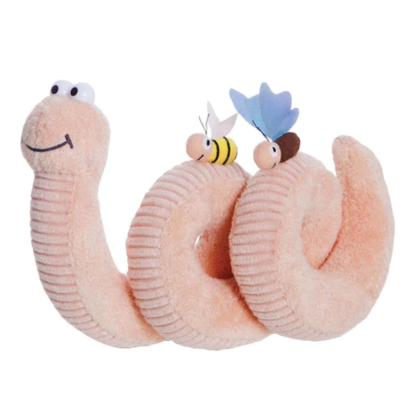 Superworm Soft Toy Pink