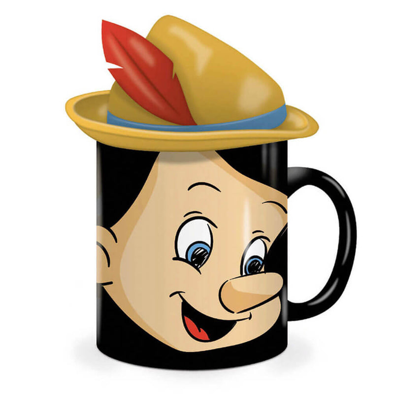 Disney Pinocchio Shaped Mug with Lid