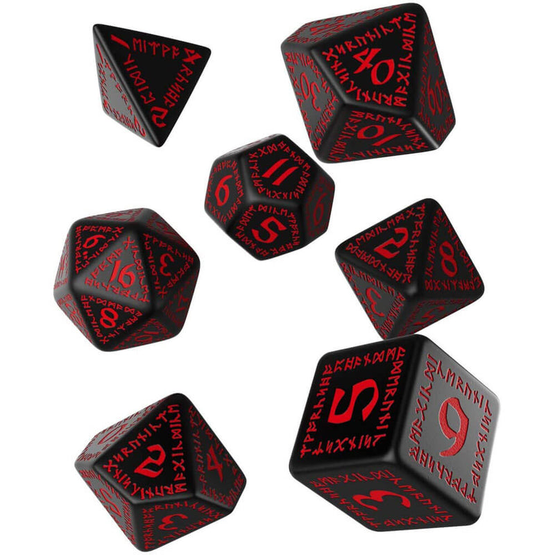 Q Workshop Runic Dice Set of 7