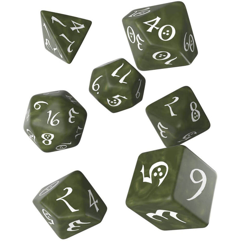 Q Workshop Classic RPG Dice Set van 7