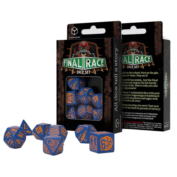 Q Workshop Final Race Dice Set 7pcs