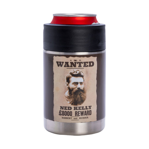 Ned Kelly Metal Bottle Cooler