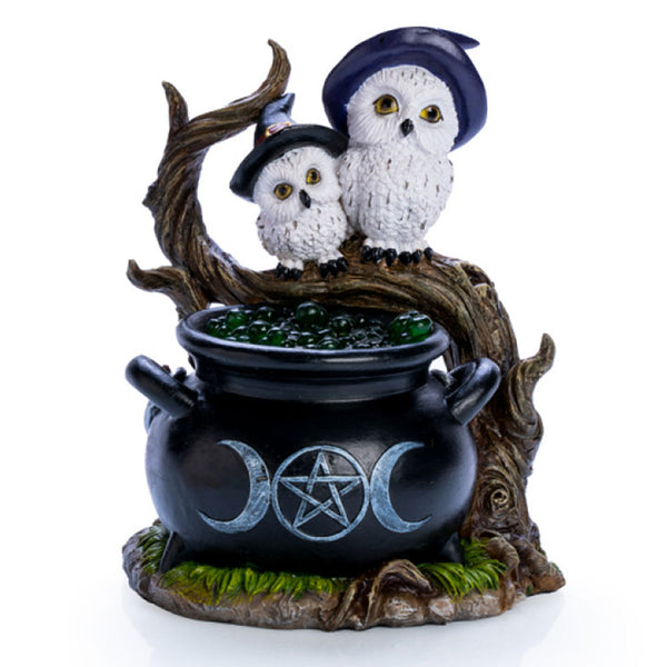 Snowy Owl Cauldron LED Light