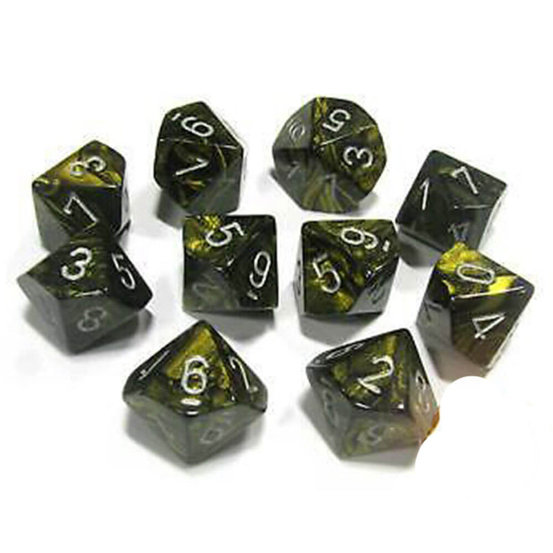 Chessex D10 Polyedrale 10-die set