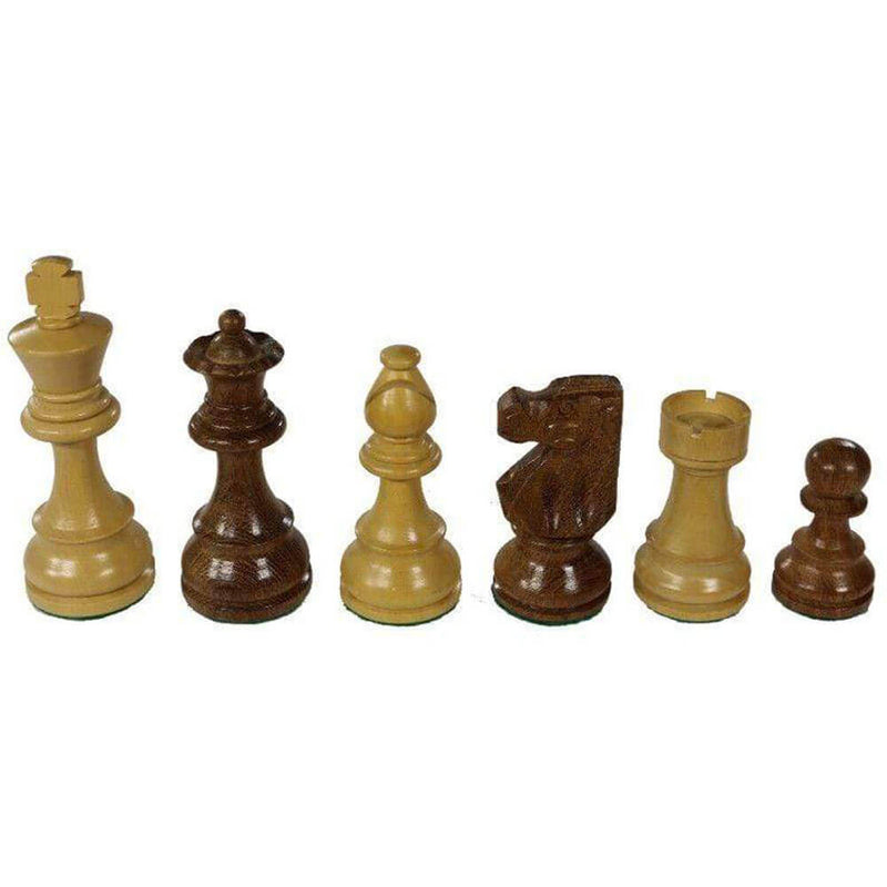 Chess Men Ladock Acacia/Buis