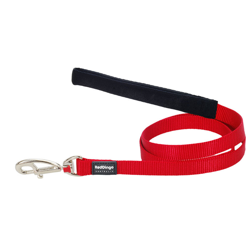 Classic Dog Lead (rood)