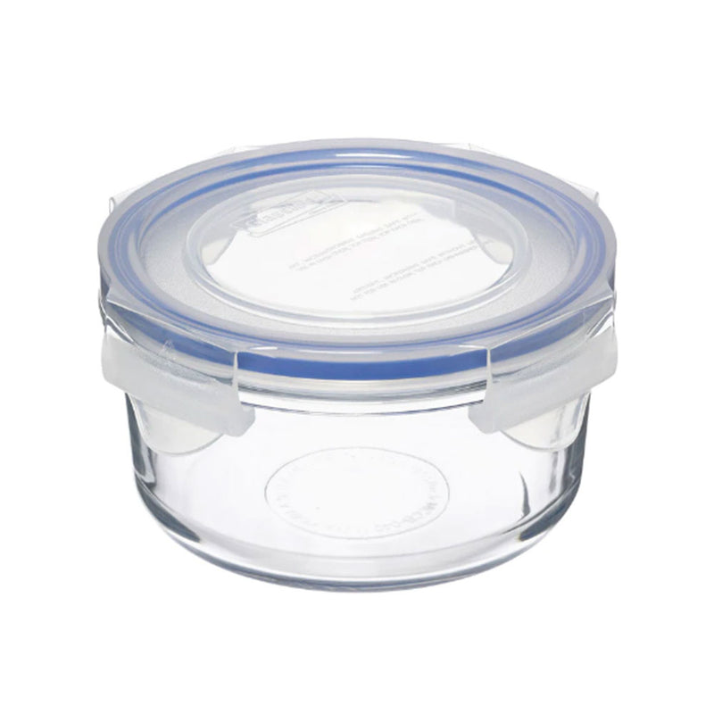 Glasslock rond gehard glas voedselcontainer