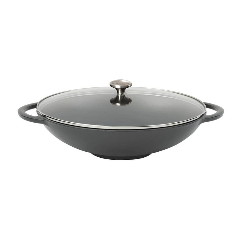 Wok Chasseur avec couvercle en verre (37 cm/4,5 L)