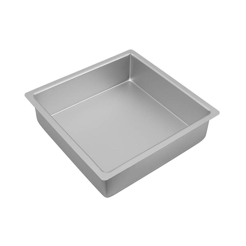 Bakemaster Square Cake Pan (zilver geanodiseerd)