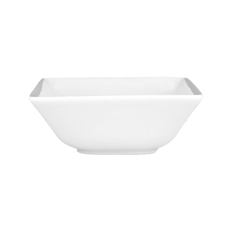 Wilke New Bone Porcelain Square Footed Bowl 10cm