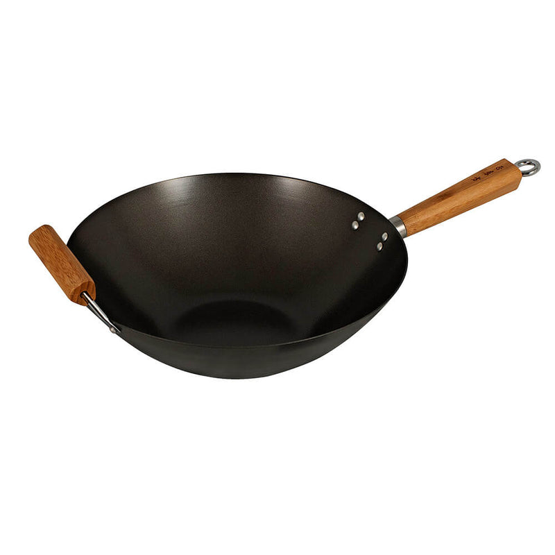 Avanti anti-stick wok met koolstofbamboehandgreep