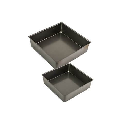 Bakemaster Loose Base Square Deep Cake Pan