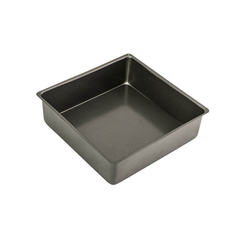 Bakemaster losse basis vierkant diepe cake pan