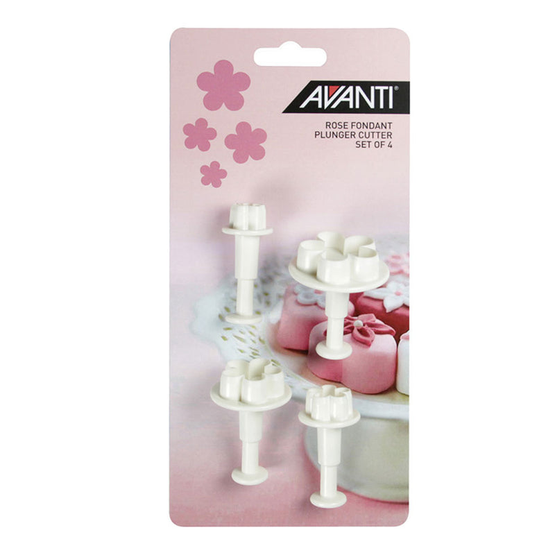 Avanti fondant plunjer gesneden set (4 stcs)