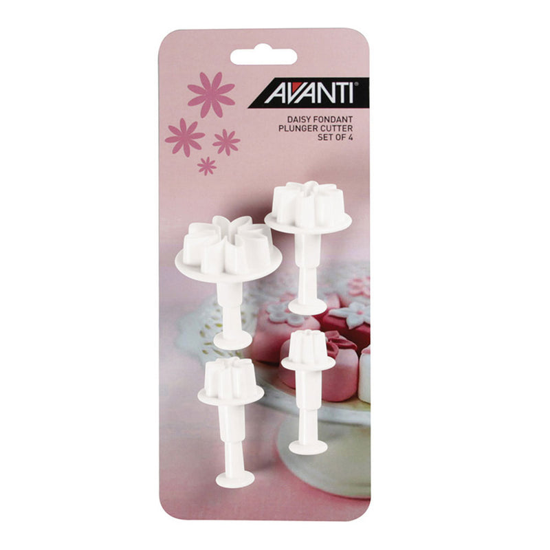 Avanti fondant plunjer gesneden set (4 stcs)