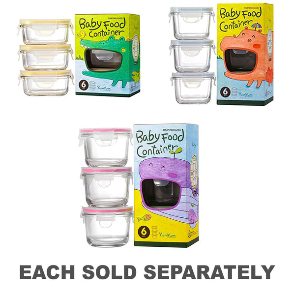 Glasslock Baby Food Container Set (3pcs)