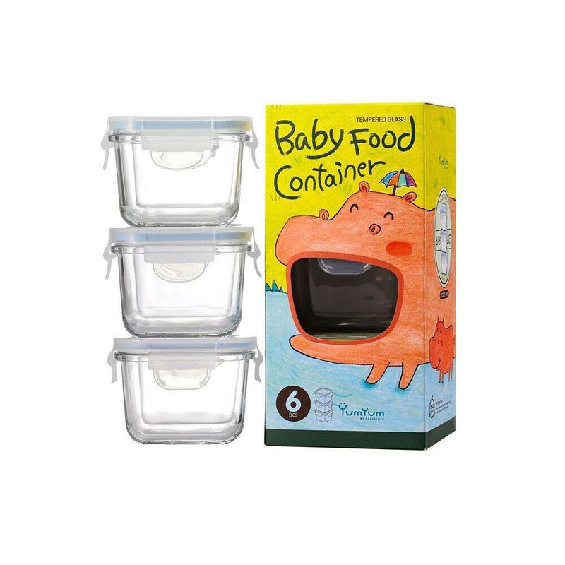 Glasslock Baby Food Container Set (3 stcs)