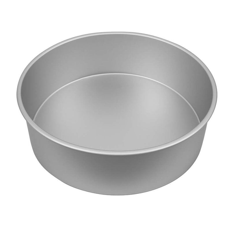 Bakemaster rond diepe pan (zilver geanodiseerd)