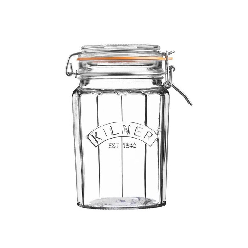 Kilner -clip tot facetted pot